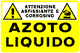 cartello pericolo azoto liquido